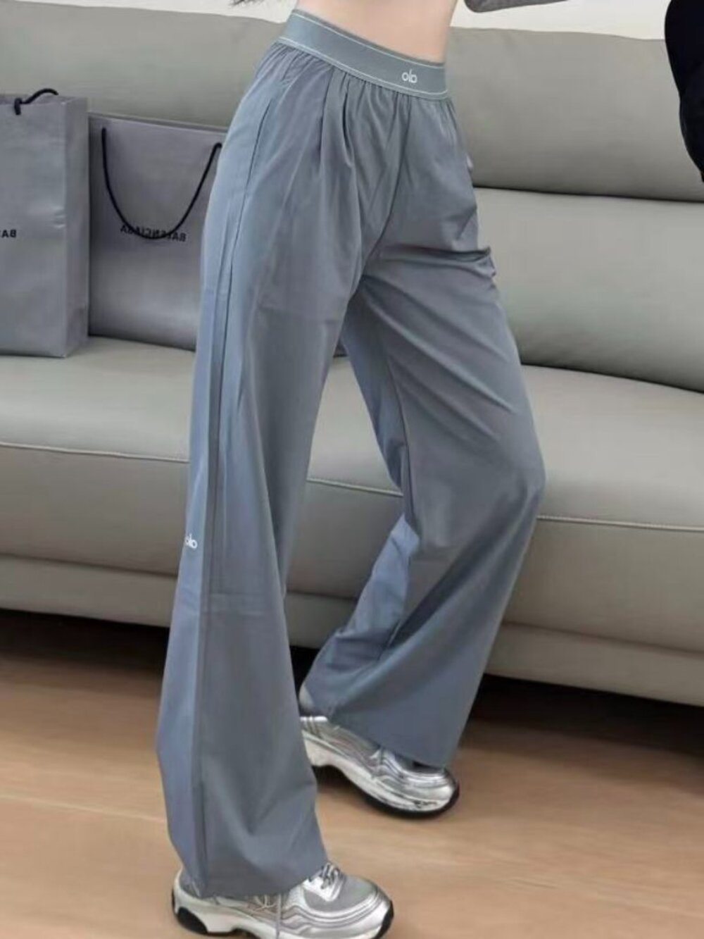ALO Yoga Suit Up Trouser Steel Grey (Regular) 💚 30 inches